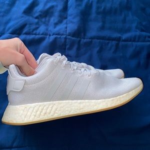 Adidas Men’s NMD Light Grey and White Size 12